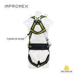 Arnés Cuerpo Completo | 6 Puntos de Anclaje | Delta Plus